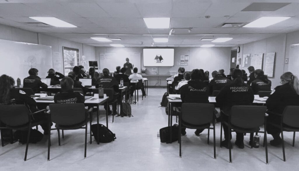 stress management classroom black and white